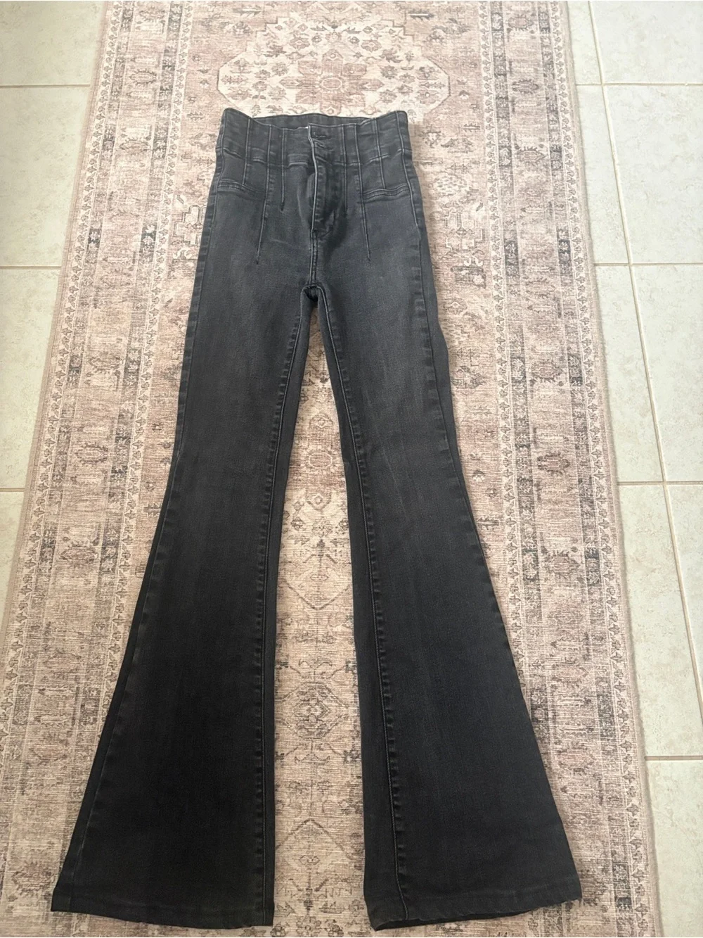 We The Free Black Bootcut High-Rise Jeans